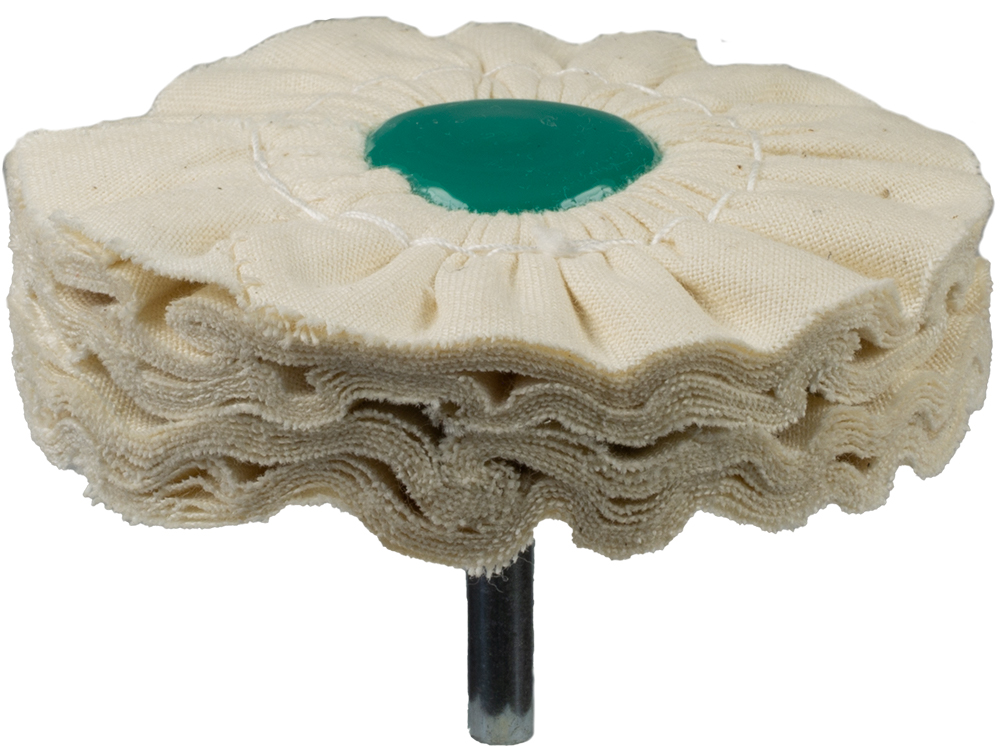 Nesselpolierscheiben – mit festem Schaft