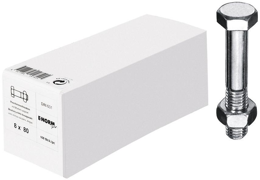 6-Kantschr. 4.8 Mu galZn M10x60 HP E-NORMpro ähnli