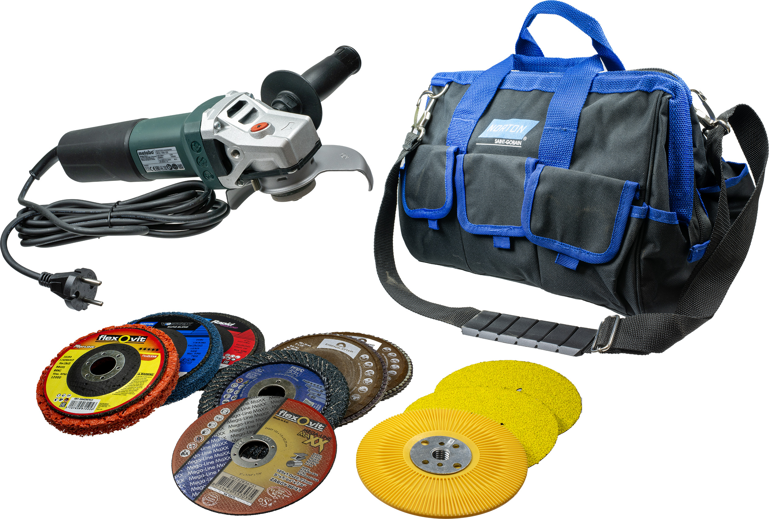 Einhand-Winkelschleifer WEQ 1400-125    Demo-Set