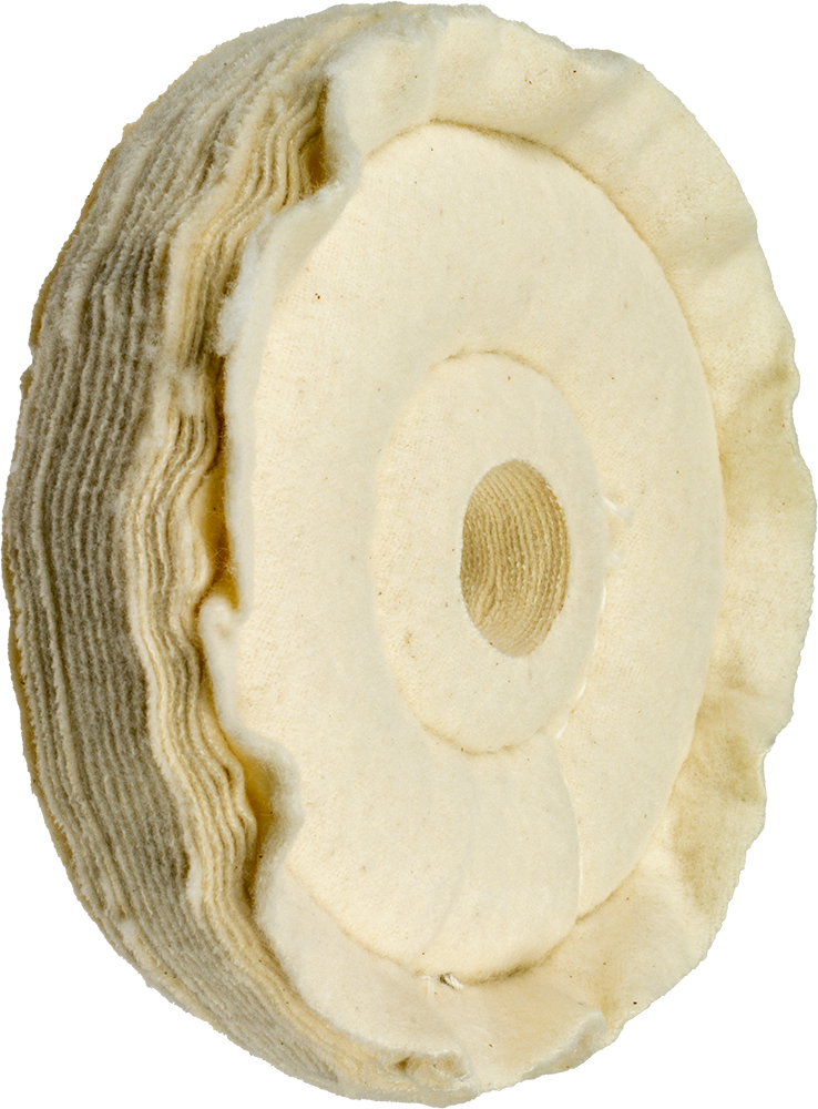 Moltonpolierscheiben – gesteppt