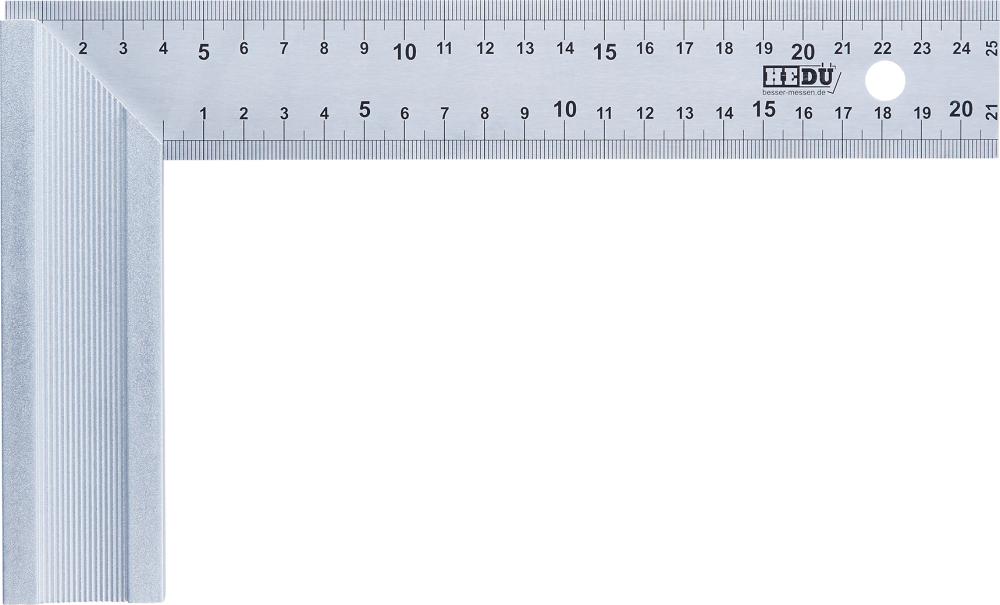 Alu-Winkel 400mm B040 mit Gehrung HEDUE