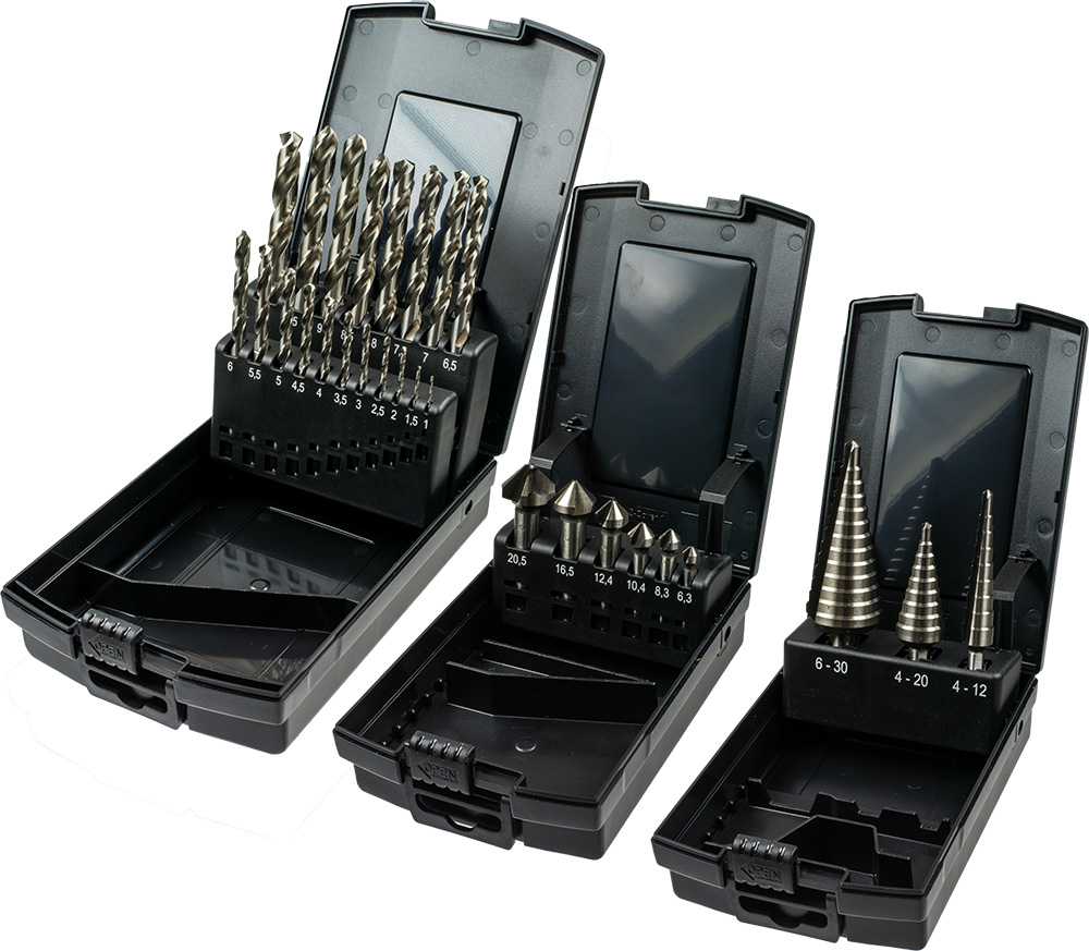 Metallbearbeitungssortiment HSS 28-tlg.