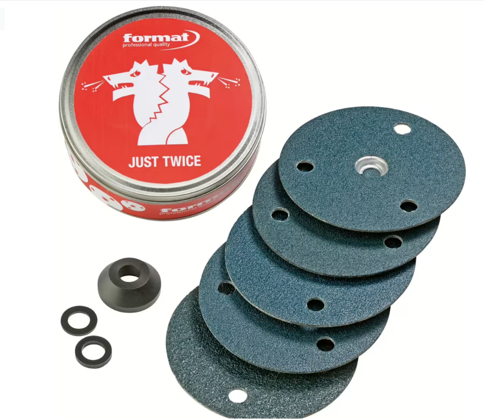 FORMAT doppels. Schleifscheiben D125mm