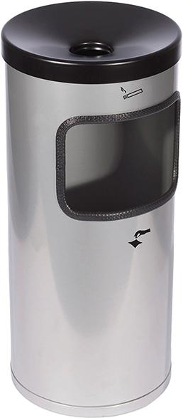 Abfall-Ascher Rondo Boden neusilber