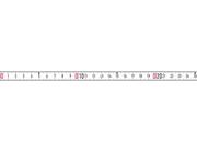 Bandmaß selbstklebend 5mx13mm weiß links BMI