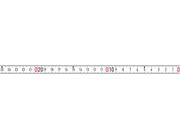 Bandmaß selbstklebend 5mx13mm weiß rechts BMI