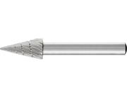 Frässtift HSS Spitzkegelform G 1020 3 6mm 10x20mm
