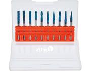 Kleinfrässt.-Satz HM 3mm 10-tlg beschichtet FORTIS