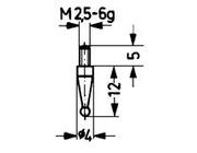 Messeinsatz Stahl Typ 18/ 2,0mm KÄFER