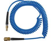 Spiralschlauch PU blau, Kupplung u Stecker NW7,2 1
