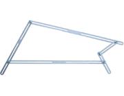 Treppen-Winkelschablone 48 Schienen T512 HEDUE