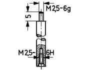 Verlängerungsstück für Messeinsatz 60mm KÄFER
